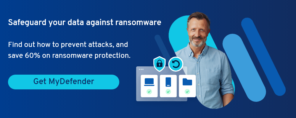 Protect your data from ransomware attacks and save 60% 